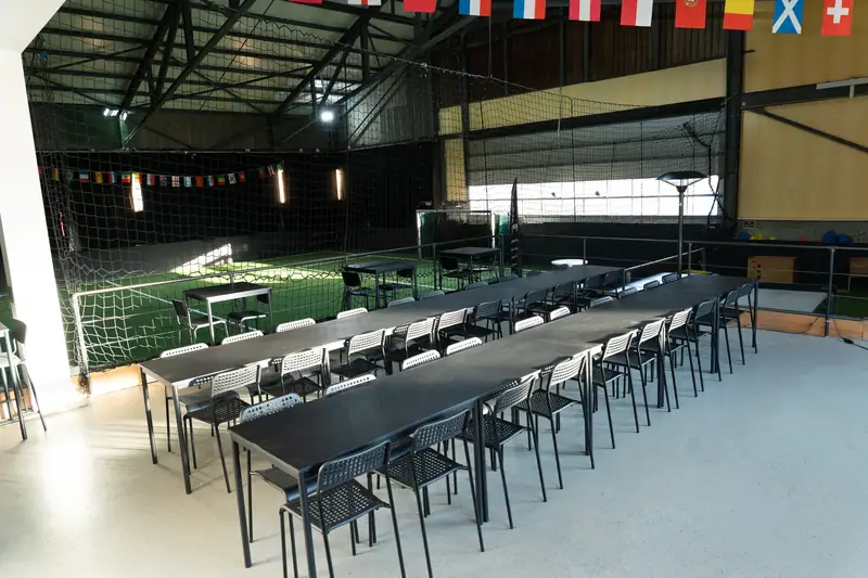 Eventbereich in der Halle