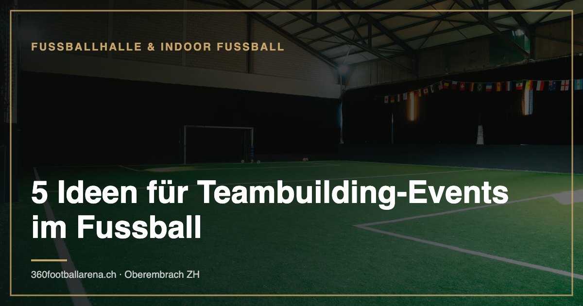 5 ideas for team building events in football