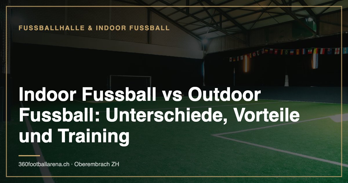 Football d'intérieur vs football d'extérieur : différences, avantages et entraînement