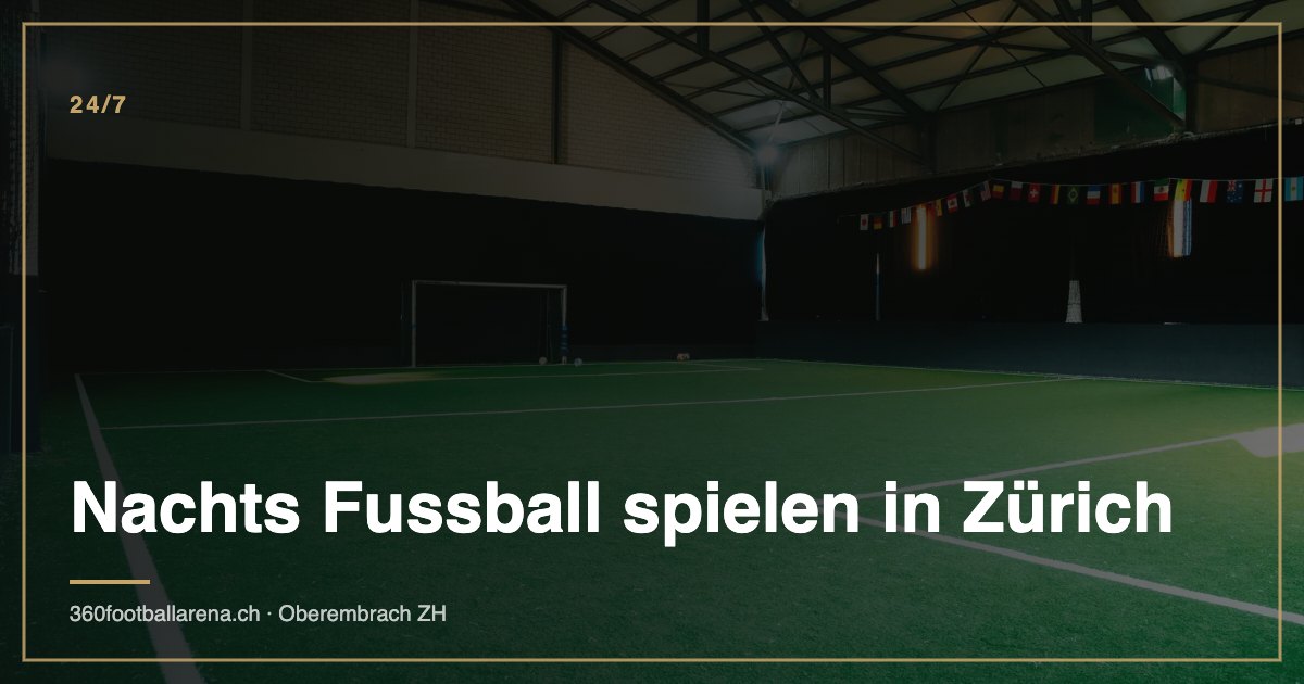 Nachts Fussball spielen in Zürich: Wer das macht und warum