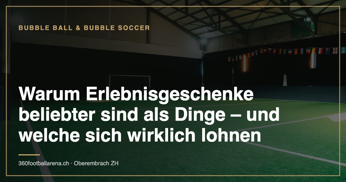 Warum Erlebnisgeschenke beliebter sind als Dinge – und welche sich wirklich lohnen
